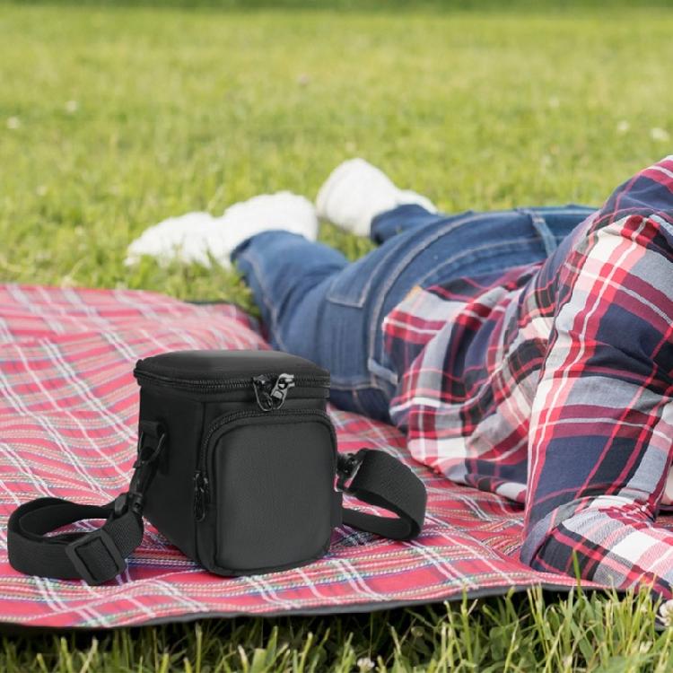 Protective Bag Shoulder Bag Case for Digital Cameras Including Double Storage Areas Soft Lining and Convenient Carry