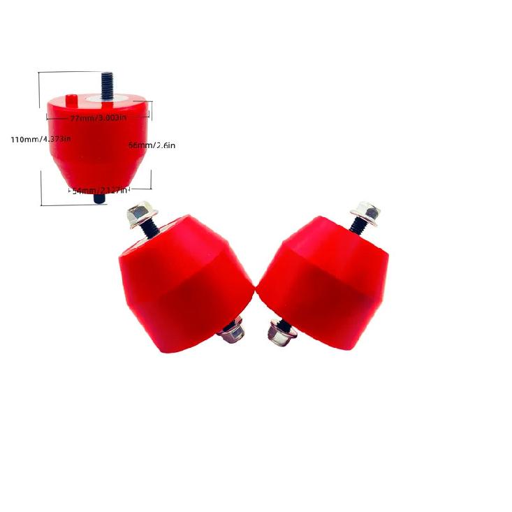 For BMW E36 E46 Compact Z3 Z4 Inline 6CYL RED Polyurethane Engine and Transmission Bracket Bushings 2-piece and 4-piece Set
