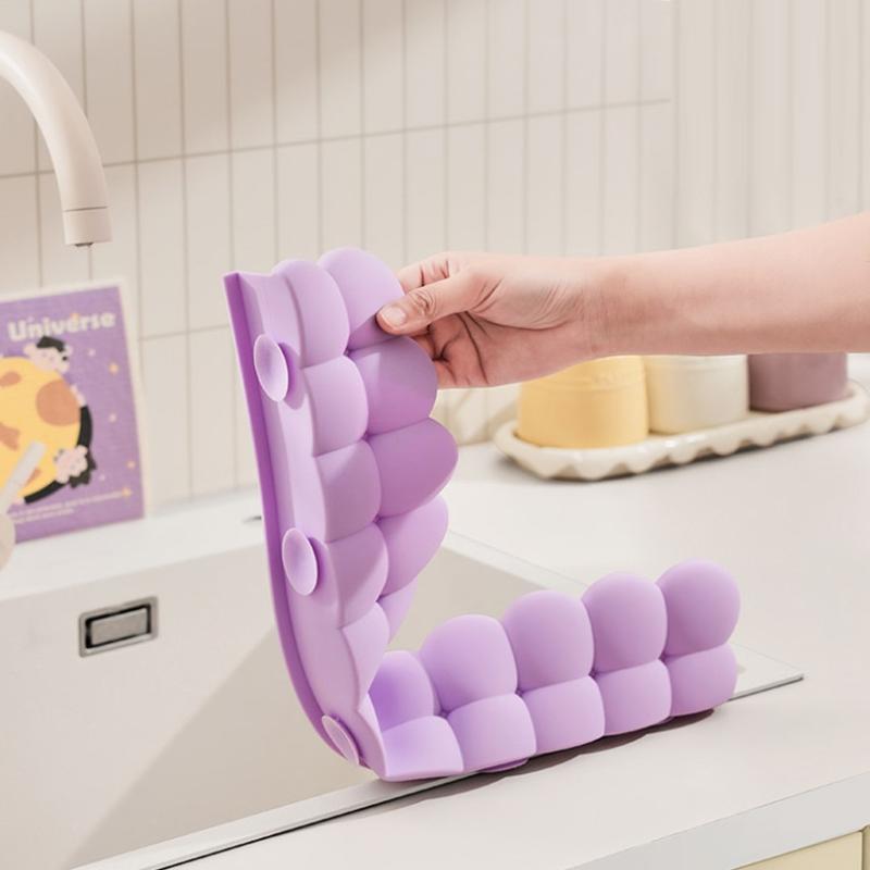Silicone Sink Baffle Splash Guard Protect Clothes From Splashing Water Baffle Splash Protector For Washing Dishes Faucet Kitchen