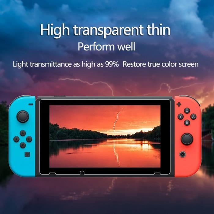 Displayschutzfolie - Nintendo Switch - Gehärtetes Glas - 0,26 mm - Optimaler Schutz - Abgerundete Kanten