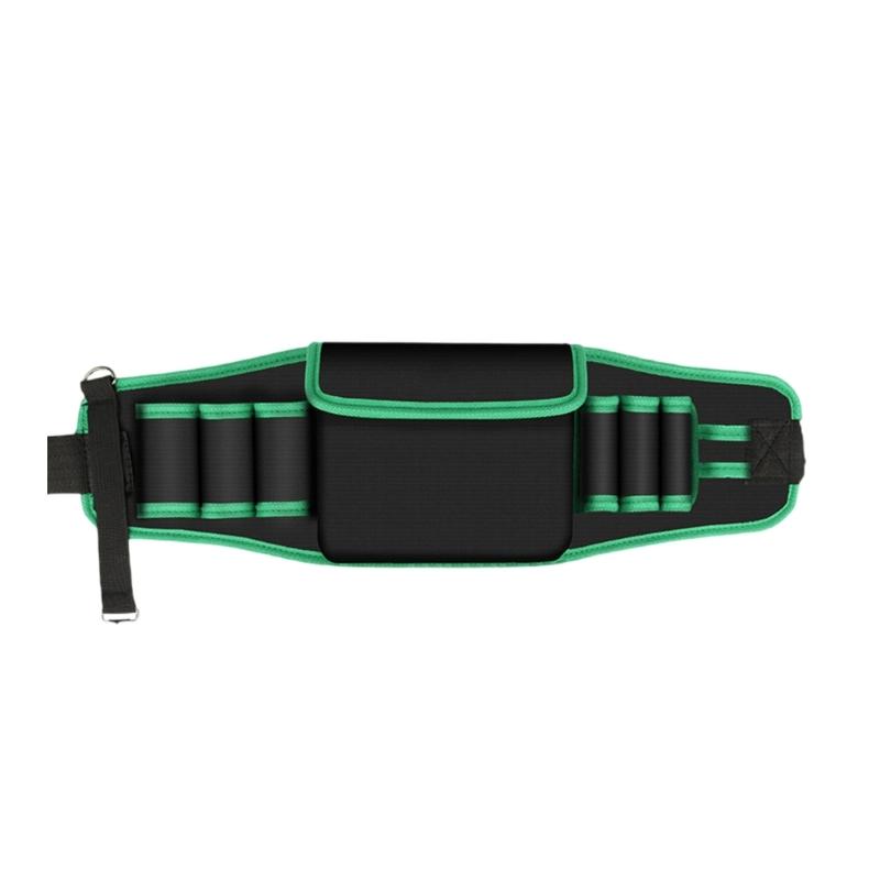 Heavy Duty Oxford Fabric Utility Belt Bag with Multiple Compartments Portable Tool Storage Bag for Tool and Accessories