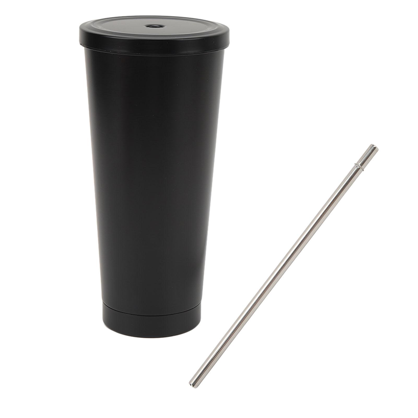 

Stainless Steel Cup with Straw Large Capacity Thermal Insulated Portable Water Cup for Outdoor