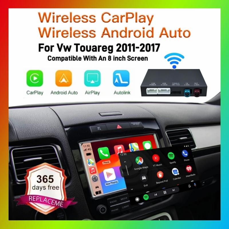 For Volkswagen 8' Touareg RNS850 Wireless Carplay Retrofit Module Android Auto Adapter Airplay VW Car Play