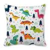 Office Sofa Car Cushion Cover Luxury Home Decoration Pillow Cover Cute Cartoon Little Dinosaur Animal Pattern