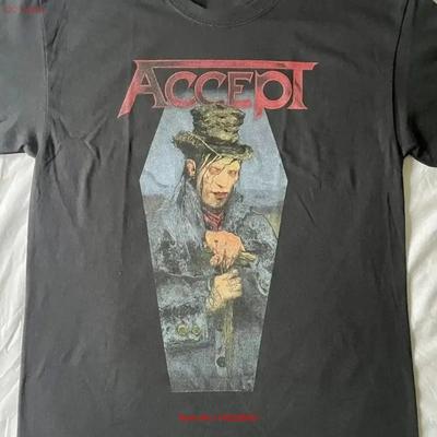 Accept Band For Family Black T Shirt Cotton All Size Rm641 Vintage Streetwear Stretched Breathable Versatile Vintage