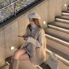Giacca Gilet in Lana d'Agnello Primavera Autunno Monopetto Slim Senza Maniche Cappotto Caldo Donna Corto Casual Gilet Top