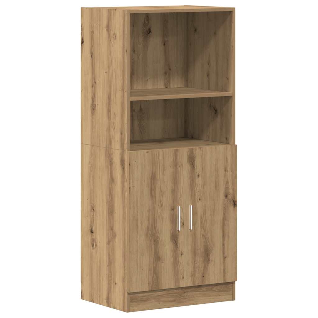 3 piece Kitchen Cabinet Set Artisan Oak Particleboard