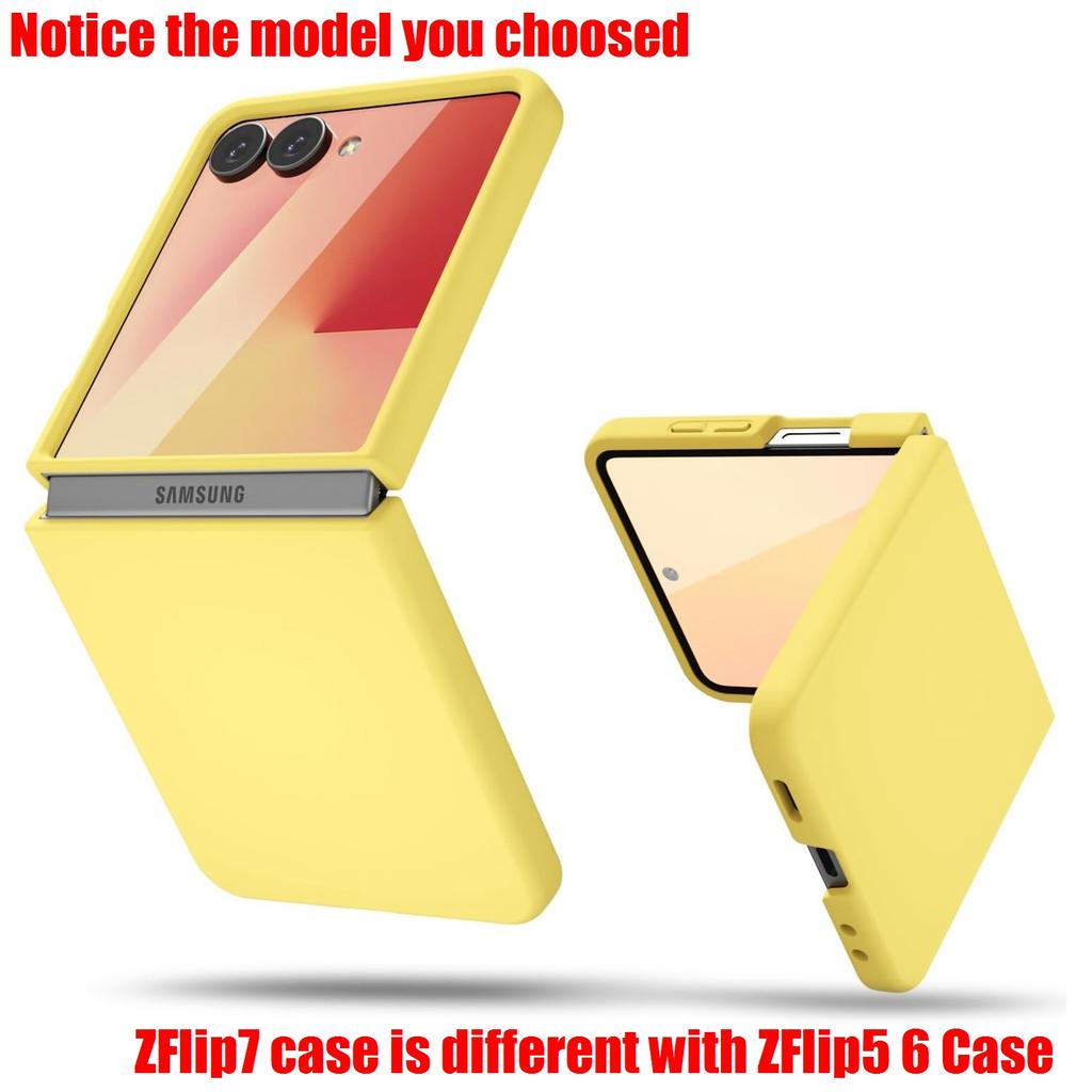 Liquid Silicone Case for Samsung Z Flip 8 Slim Ultra Thin Skin Feel Men Women Cover for Samsung Galaxy Z Flip 8 7 FE 6 5 4 3 2