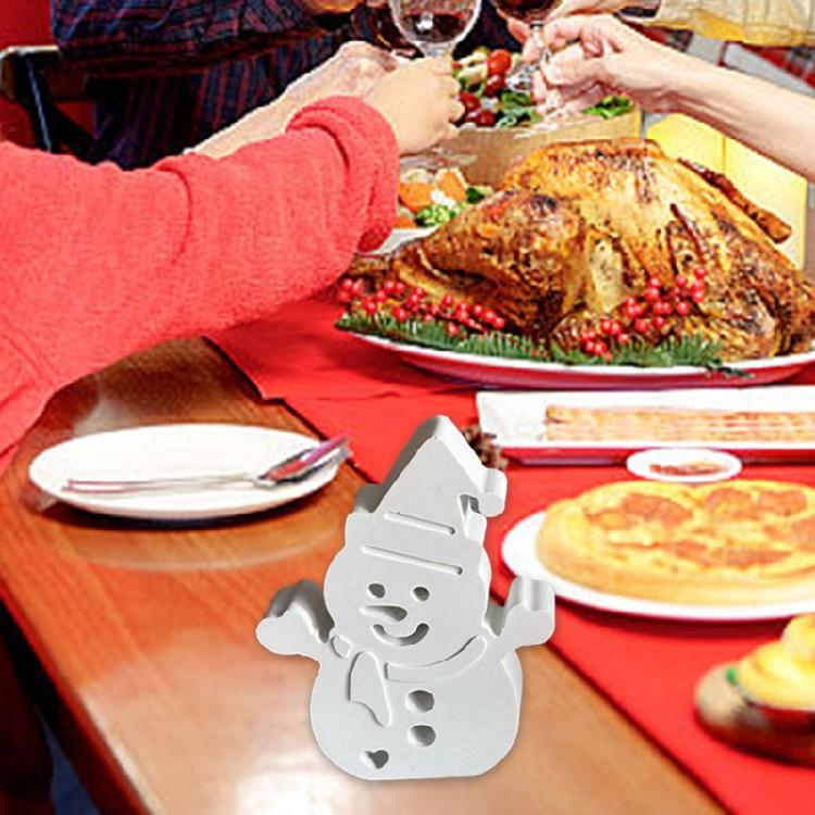 Christmas Snowman Figurine Silicone Molds for Epoxy Resin, Candle Soap, Home Decoration, Silicone Epoxy Resin Mould