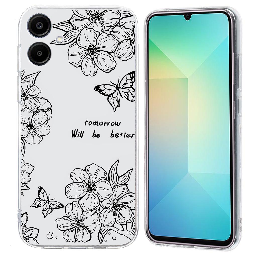 Pro Samsung Galaxy A06 4G Pouzdro Vzorový tisk Nárazuvzdorný Měkký TPU Kryt na telefon