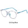 2024 New Girls Boys Round Blue Light Blocking Glasses Custom Myopic Hyperopic Glasses Durable Silicone TR Kids Glasses Frame