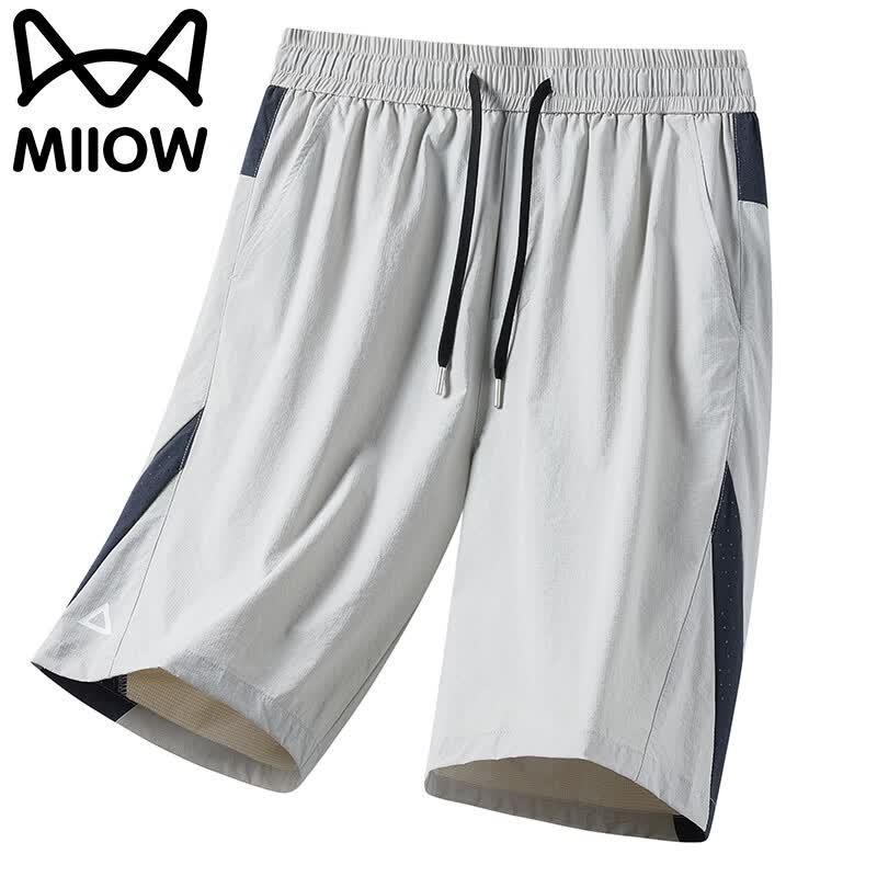 MiiOW Men s Summer Ice Feel Sports Shorts M