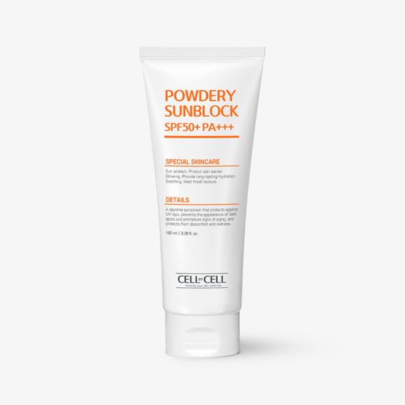 

Пудровый солнцезащитный крем Cell by Cell SPF50+ PA+++ 100 мл (3 варианта) 1PCS
