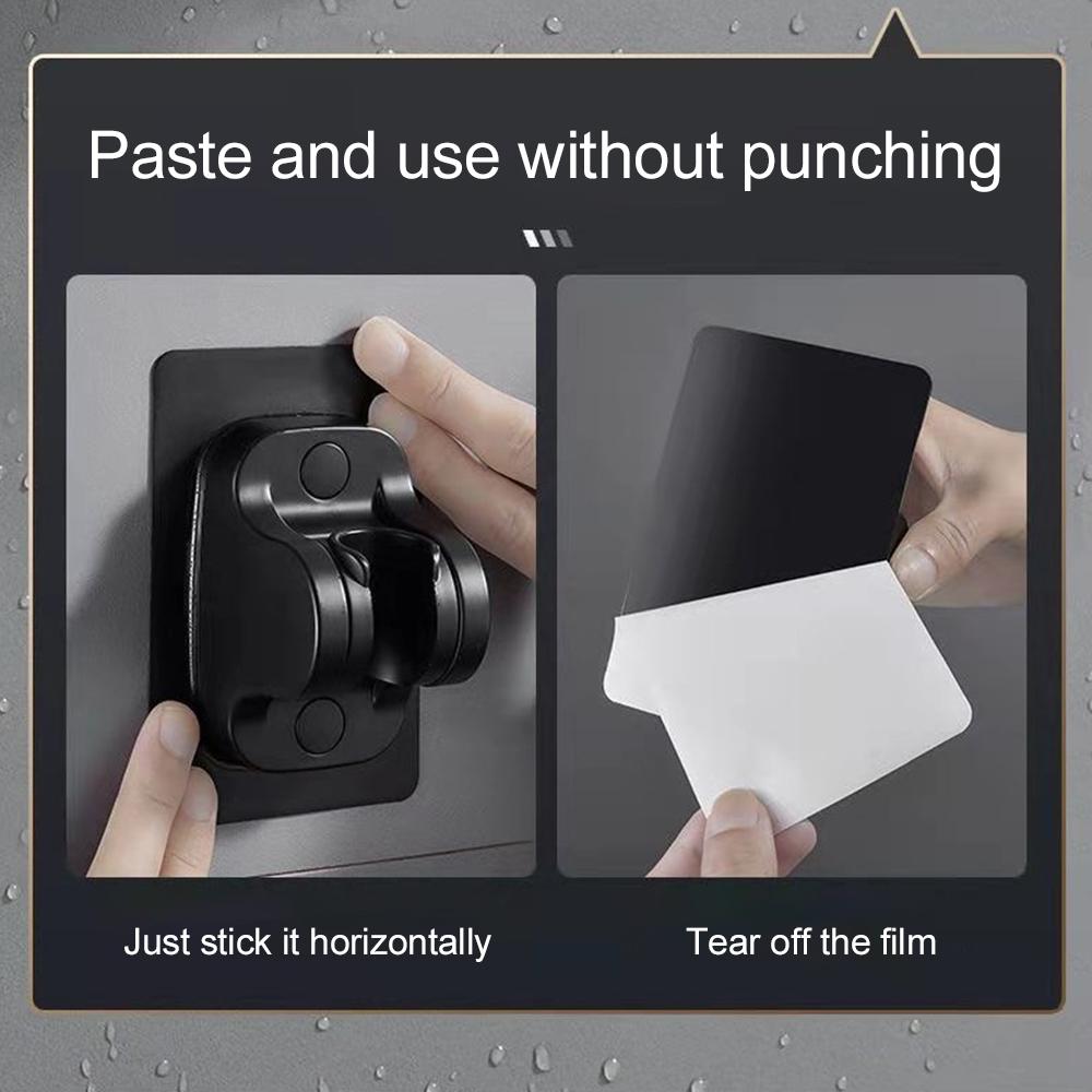 5-speed Ajustable High-pressure Shower Head One-key Stop Water Water-saving Hand-held Shower Head with Hose Bathroom Accessories