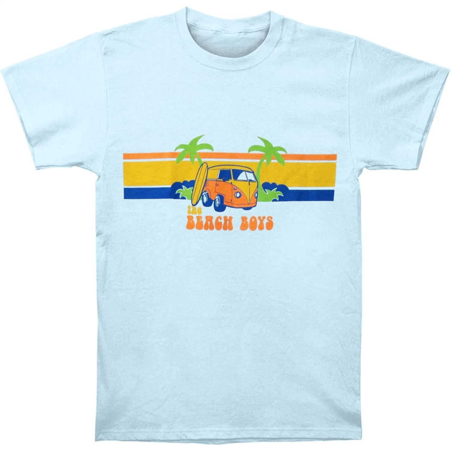 Boys Beach Boys Van T-shirt Youth Medium Blue S