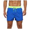 Men's Beachwear, Surfing Pants, Back Pocket Zipper, Solid Color, 3-pants, Quick Drying, Waterproof, Swimming Trunks