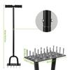 Easy To Assemble Lawn Aerating Tool With 20 Points For Efficient Garden Maintenance And Soil Health Improvement
