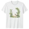 Bird Family Watercolor Animals Mens T-Shirt Womens Tee Nature Design