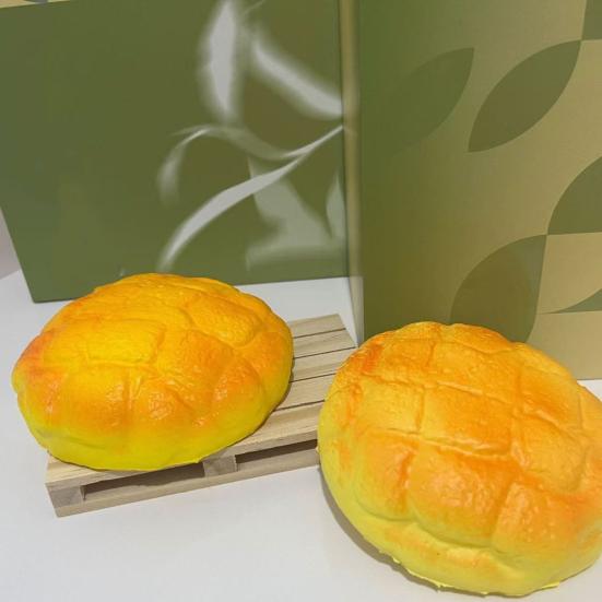 Bread Stress Relief Toy Realistic Bread Squeeze Toy Soft Elastic Toast Croissant Fidget Toy for Adults Teens Anxiety Relief
