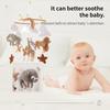 Baby soothing bed bell, children's room decoration animal kingdom wind chime pendant, baby sleeping bedside bell toy