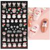 Winter New Year Nail Decoration Christmas Nail Stickers Manicure Accessories Nail Art Decals
