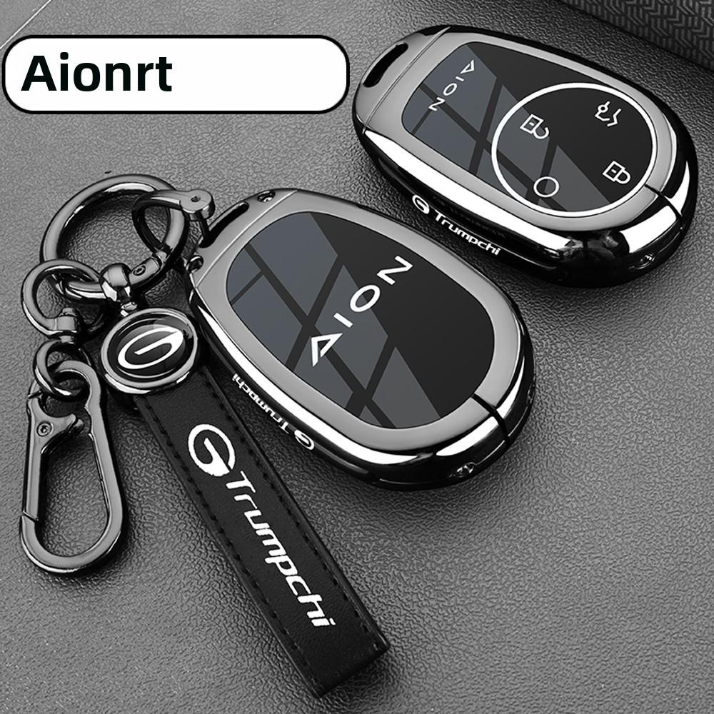Auto Smart Key Fob Cover Case Housing Protector Fit For Gac Aion S Plus New Energy Trumpchi Aion V Y Lx Ge3 Ga3S Tyrannosaurus Rex Pu