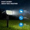 Outdoor Solar Spotlights,52LED Landscape Spotlights,waterproof Wall Lights,suitable for Trail,courtyard,garden,lane Landscape Lighting