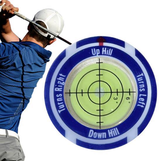 Golf Putt Green Reader Vysoce přesná kompaktní velikost Přenosná zelená pomůcka na čtení Bubble Level Golf příslušenství