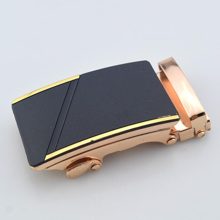 Men's Iron Automatic Belt Buckle with Logo