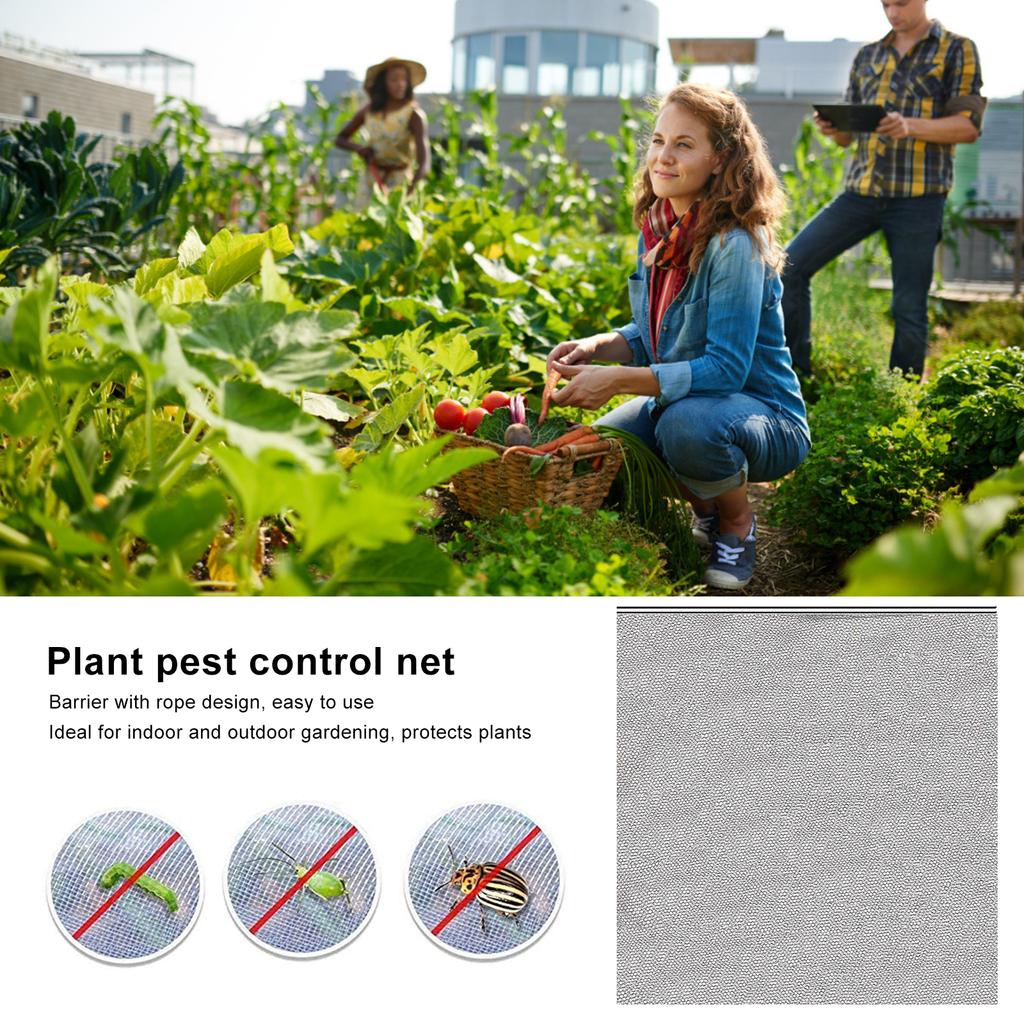 Insect Barrier Netting Mesh, Protect Plant Fruits Flower from Insect Bird Eating