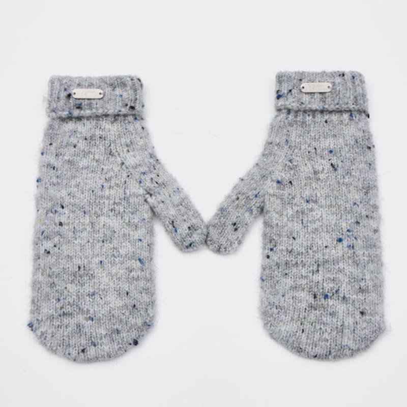 HAINT MELLOW KNIT GLOVES_3COLORS_GRAY
