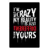"Let The Music Be Your Master" Music Theme Metal Panel Wall Decor