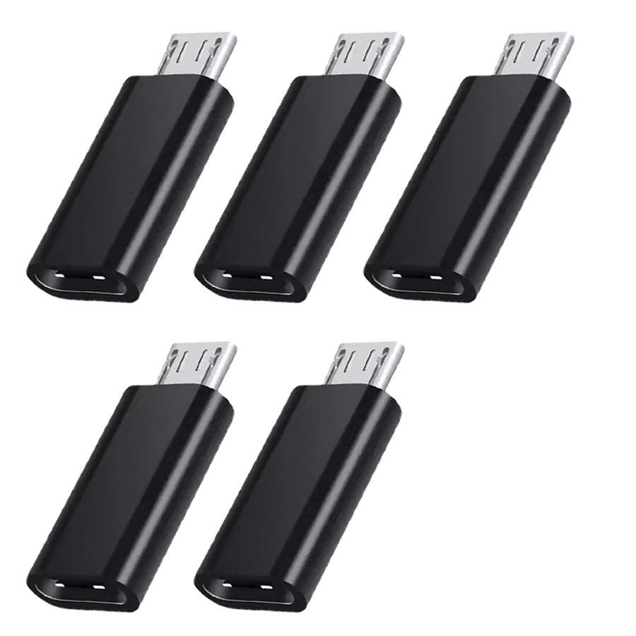 Mini Type C To Micro USB Android Charging Adapter Converter for Samsung Xiaomi Huawei Usbc To Microusb V8 Otg Sync Charger Jack