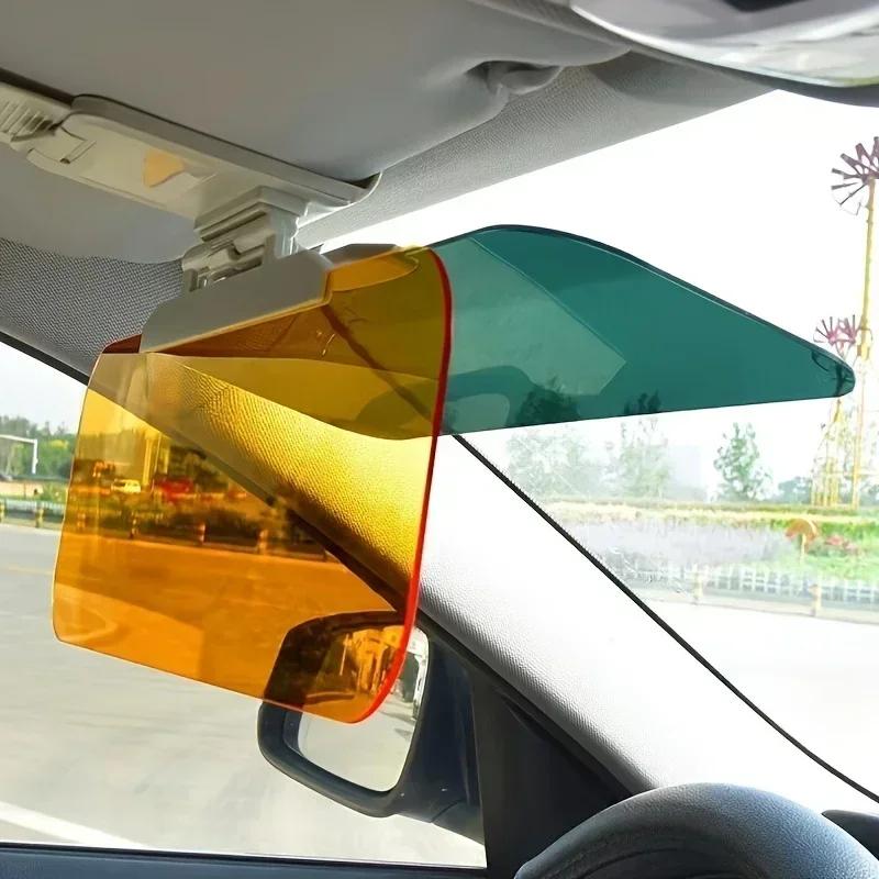 Auto Sun Visor Extensions Adjustable Anti-Glare Visor Mirrors UV Fold Night Vision Driving HD Anti Sunlight Dazzling Day Mirror
