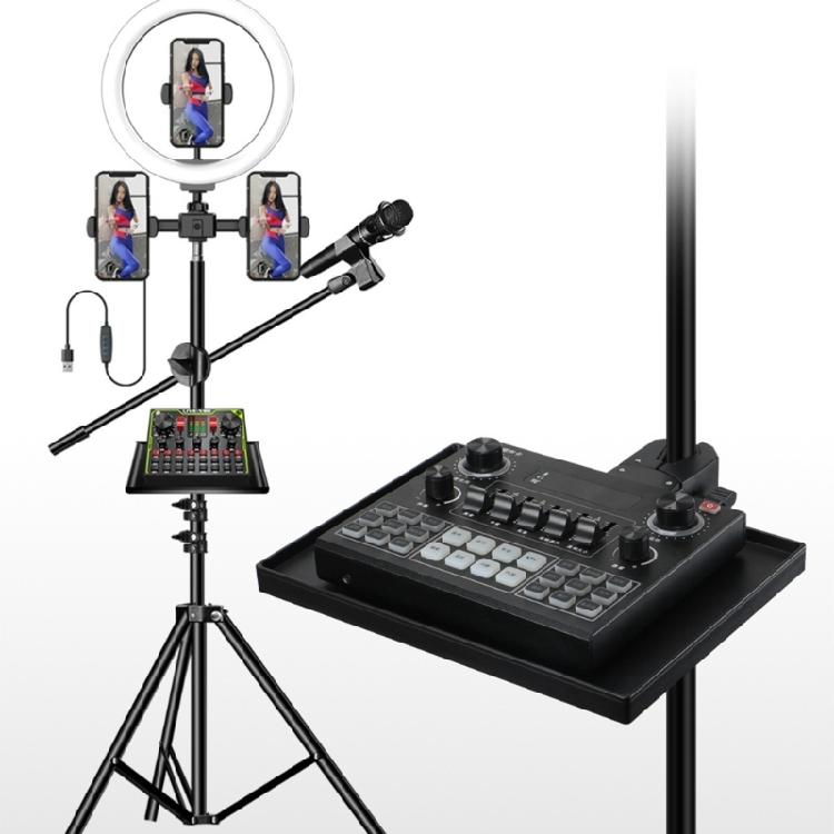 Profesionální držák zvukové karty Stojan na mikrofon Podlahový zásobník na zvukovou kartu Příslušenství k mikrofonu Držák pro uložení na stativu