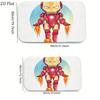 1pc Flannel Rug Marvel Superheroes Bathroom Mat, Multiple Sizes, Multi-functional for Daily Use, Suitable for Bathroom, Entran