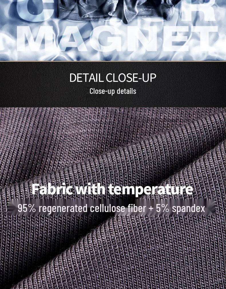 Boxeri bărbați din plasă de mătase de gheață cu suport pentru scrot și separare în formă de U