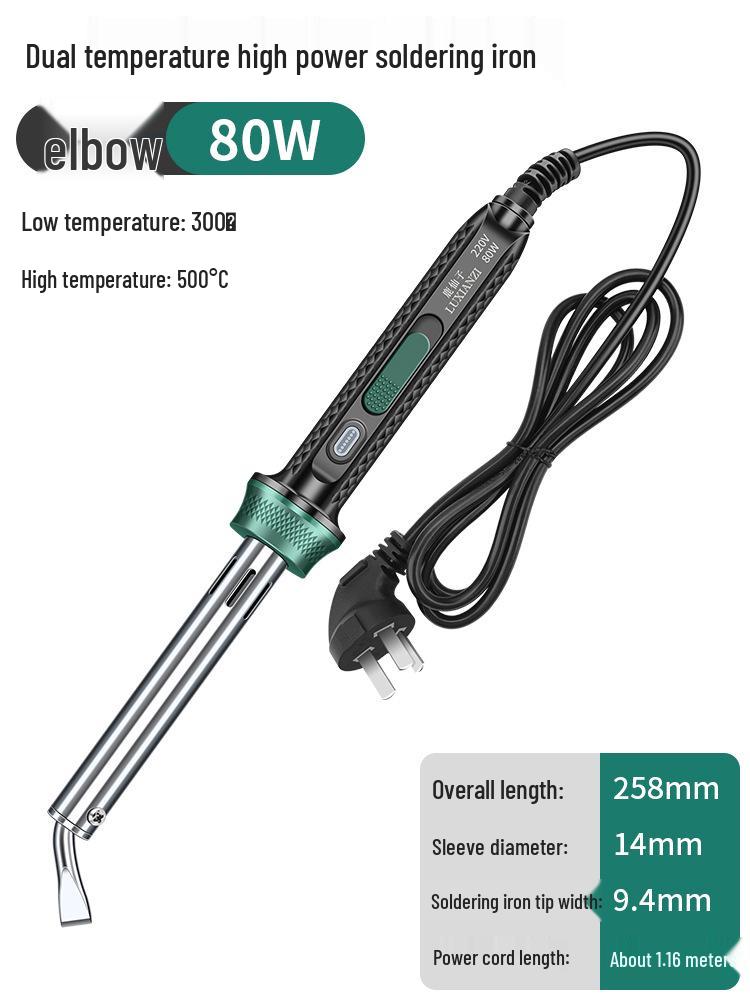

Deer Fairy Adjustable Electric Soldering Iron - High Power, Industrial Grade, Professional Solder Gun for Household and Repair Welding Tasks