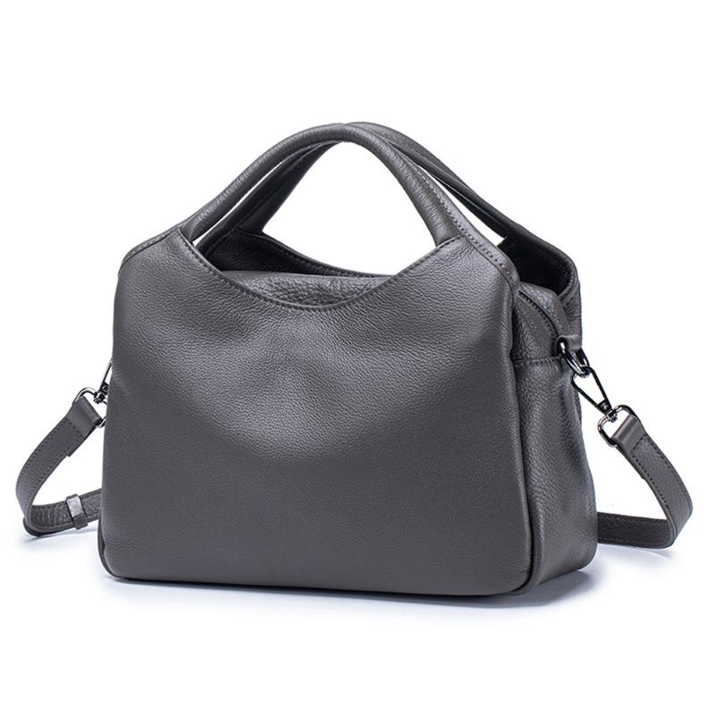 

New leather large-capacity casual women s bag soft leather texture portable shoulder bag simple Korean version messenger bag versatile