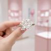 2/4Pcs Elegent Lily Hair Clips With Star Print Harajuku Vintage Ins Trendy Flower Shape Hairpin Aesthetic Hair Accessories Girls
