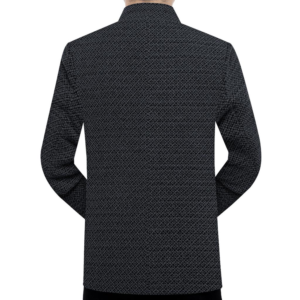 New Men's Top Mao Suit Button Version Suit Single Coat Men