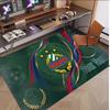 Personalized Crystal Velvet Carpet Rapid Wien FC Pattern Non Slip Floor Rug
