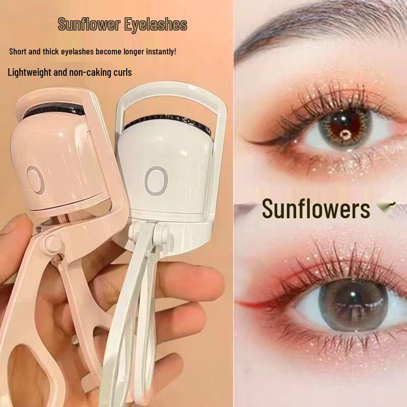 New Rechargeable Electric Heated Eyelash Curler – Long-lasting Curling and Shaping