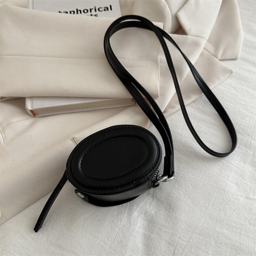 

Oval Lanyard Wallet with Makeup Mirror Earphone Bag Fashion Crossbody Bag Girls/Female