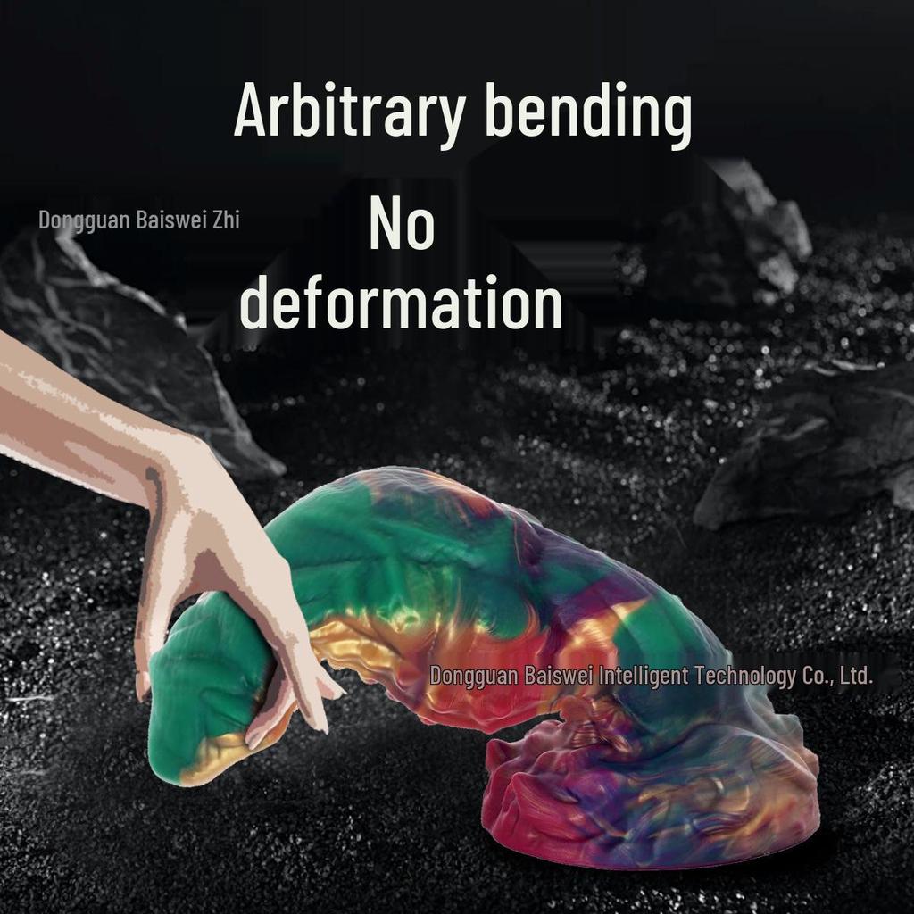 Extra dicker Silikon-Grüner Riese Dildo & Anal Plug für alle Geschlechter