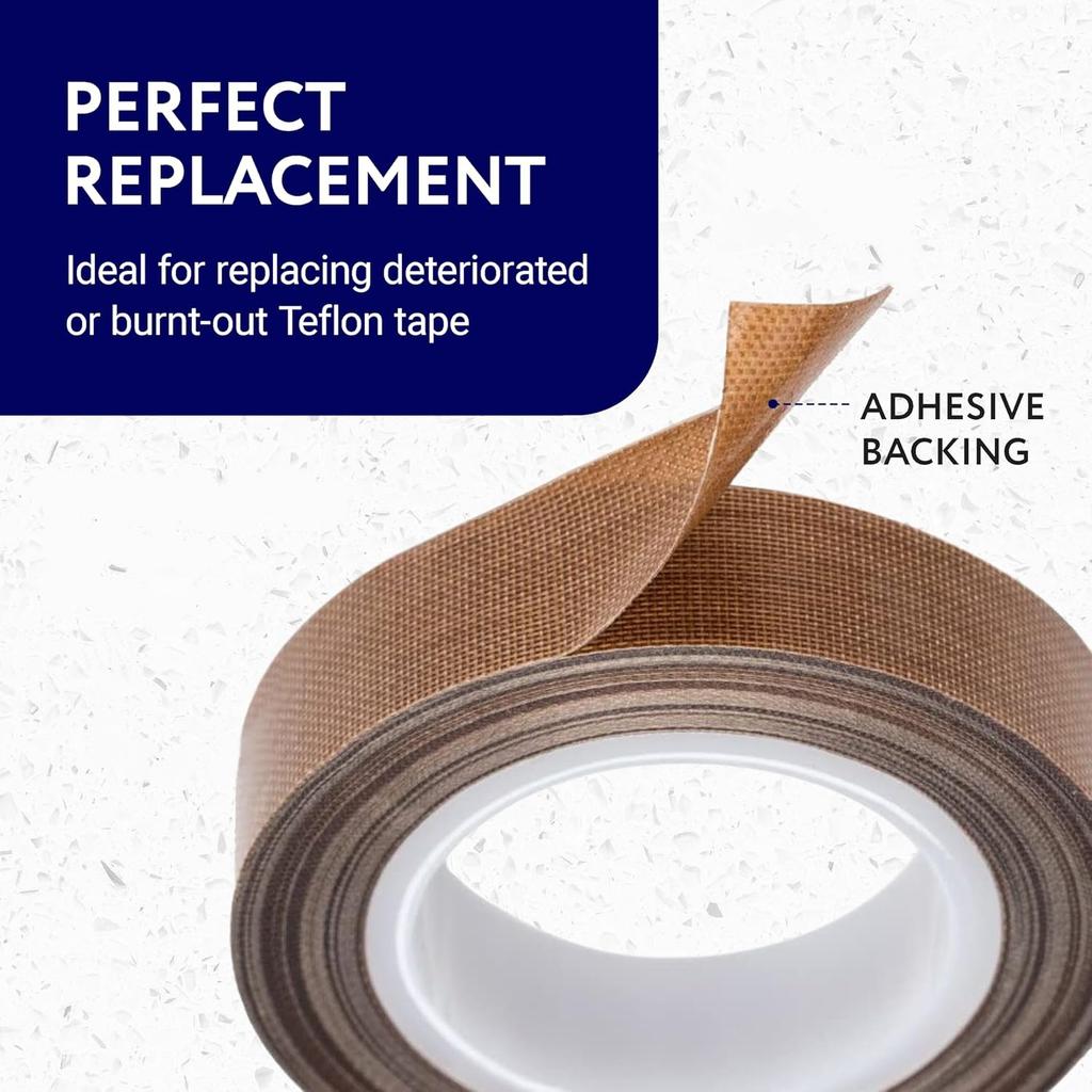 High Temperature Resistance Tape 300 Degrees Heat Insulation Sealing Machine PTFE Tape for Vacuum Sealer Machine