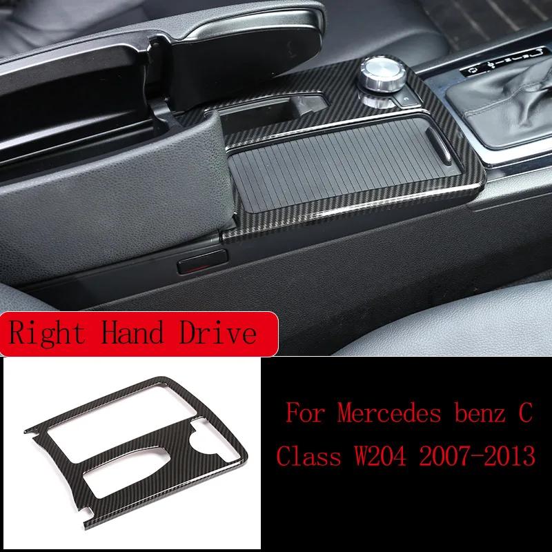 Carbon Fiber Car Interior Decoration Trim Stickers For Mercedes Benz C Class W204 C180 C200 2007-2013 Accessories
