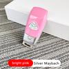 for Black Silver AFFALTERBACH Maybach Brabus Car Key Remote Accessories Key Case Shell Protective Sticker For Mercedes Benz AMG UYE6