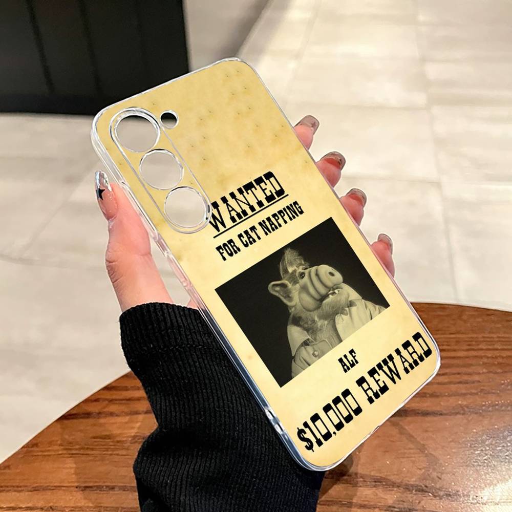 F-Family C-Comedy TV Series ALF Phone Case For SamsungA10,12,20,21S,30,31,40,50,51,52,70,71 Transparent Cover