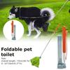 73cm Pet Dog Long Handle Pet Pooper Scooper Foldable Dog Dog Urine Poop Tool Multifunctional Cleaning Stick Pee Catcher Waste